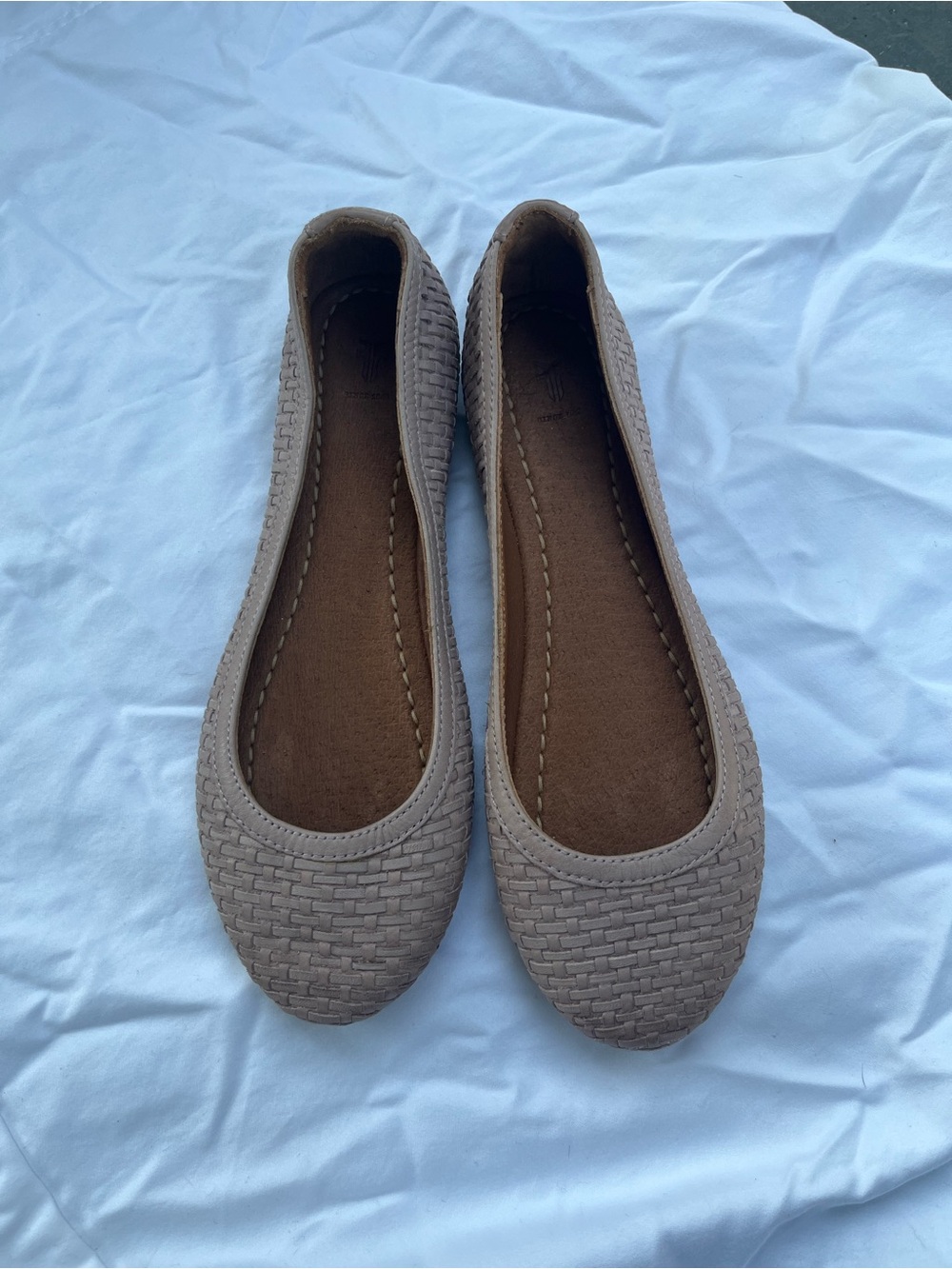 Frye Carson Woven Ballet Flats Size 6 Women’s